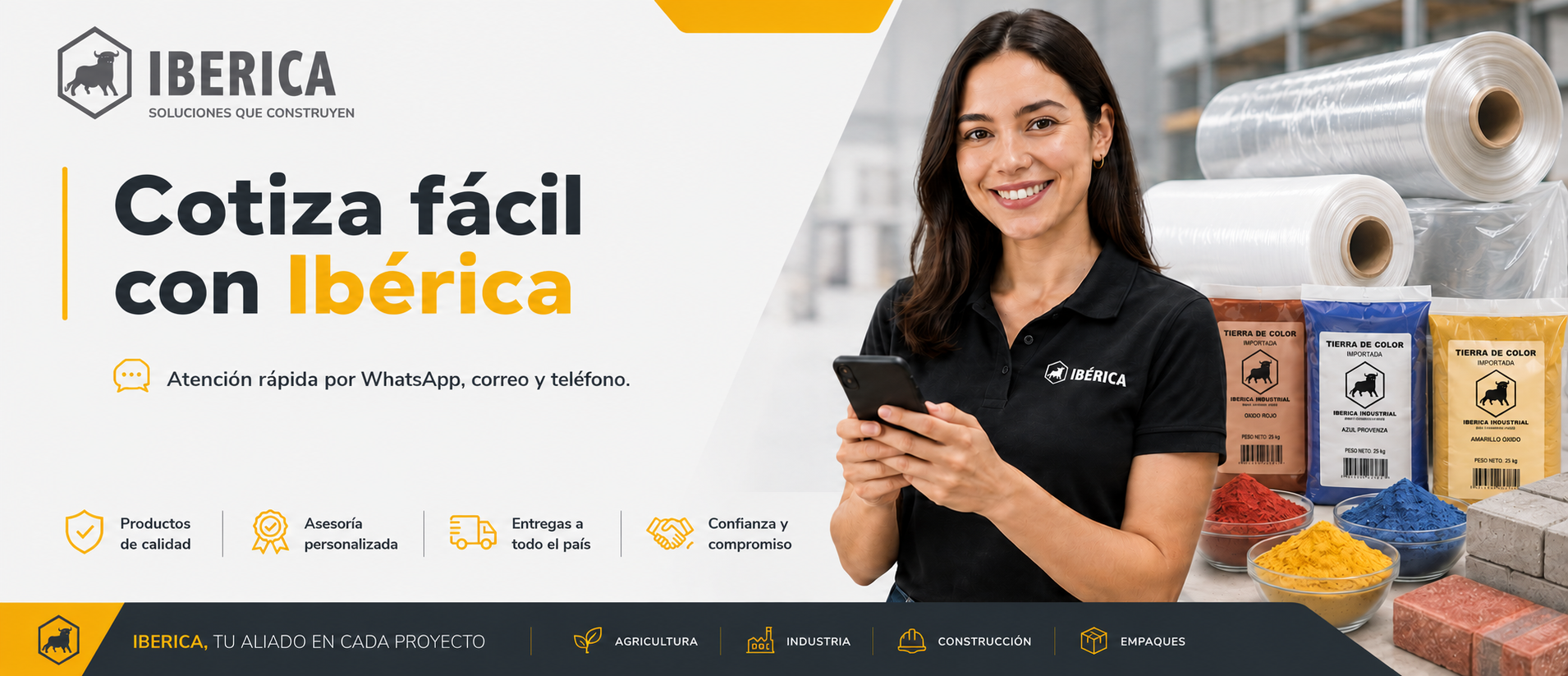 Cotizar productos industriales en Ibérica